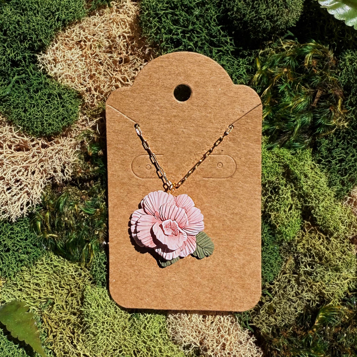 Pendant - Pink Gradient Flower