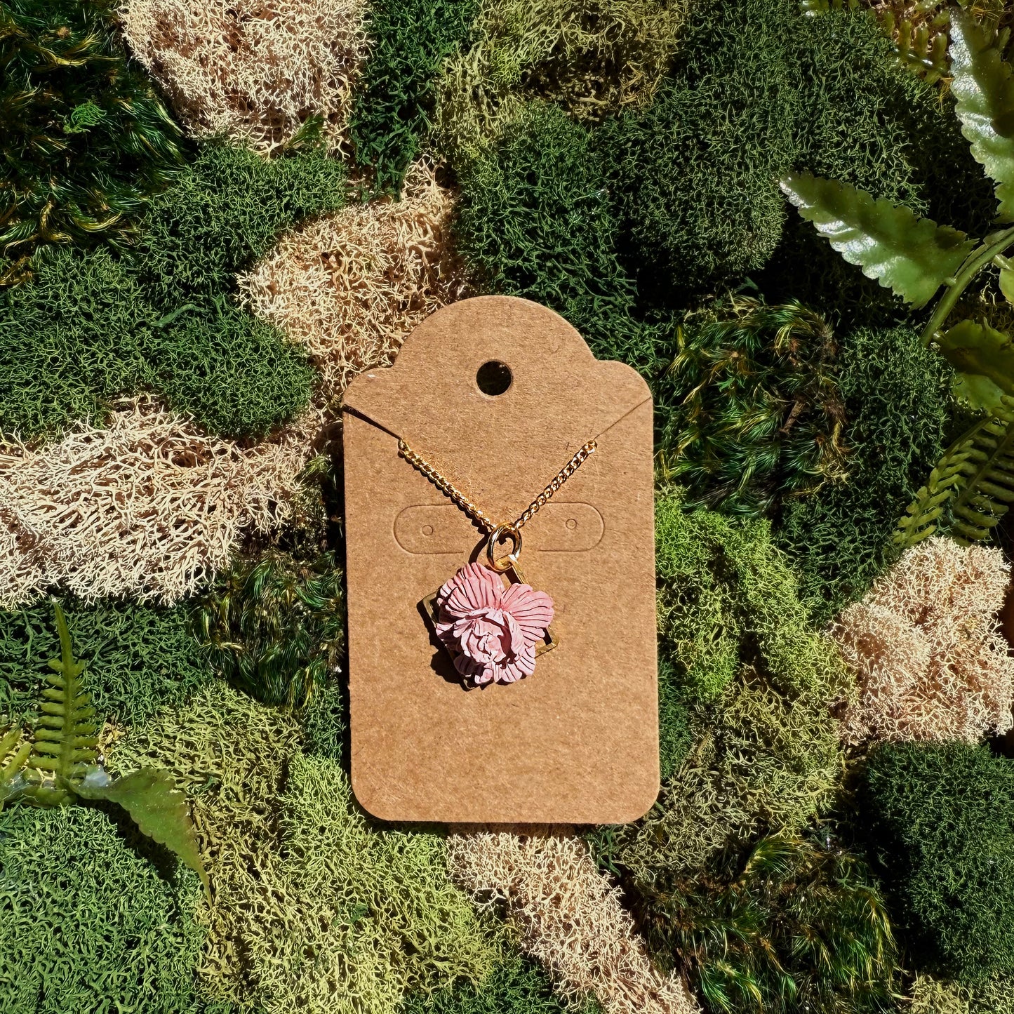 Pendant - Pink Peony