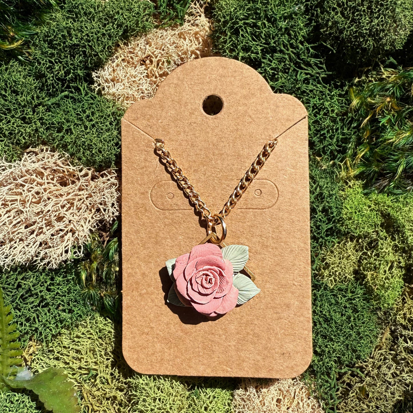 Pendant - Pink Rose