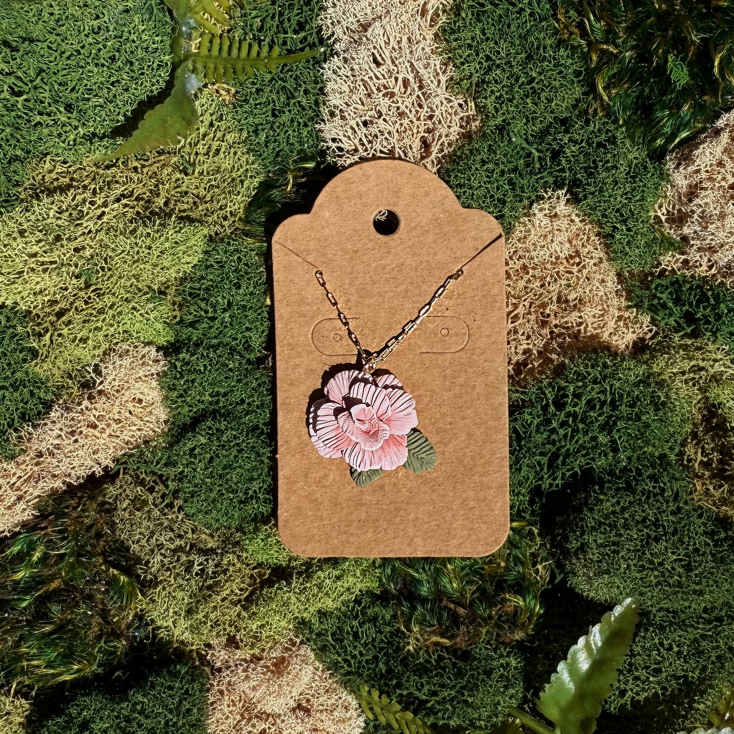 Pendant - Pink Gradient Flower