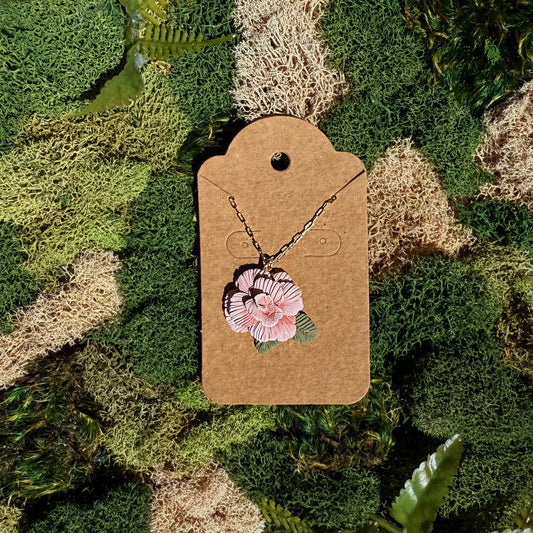Pendant - Pink Gradient Flower