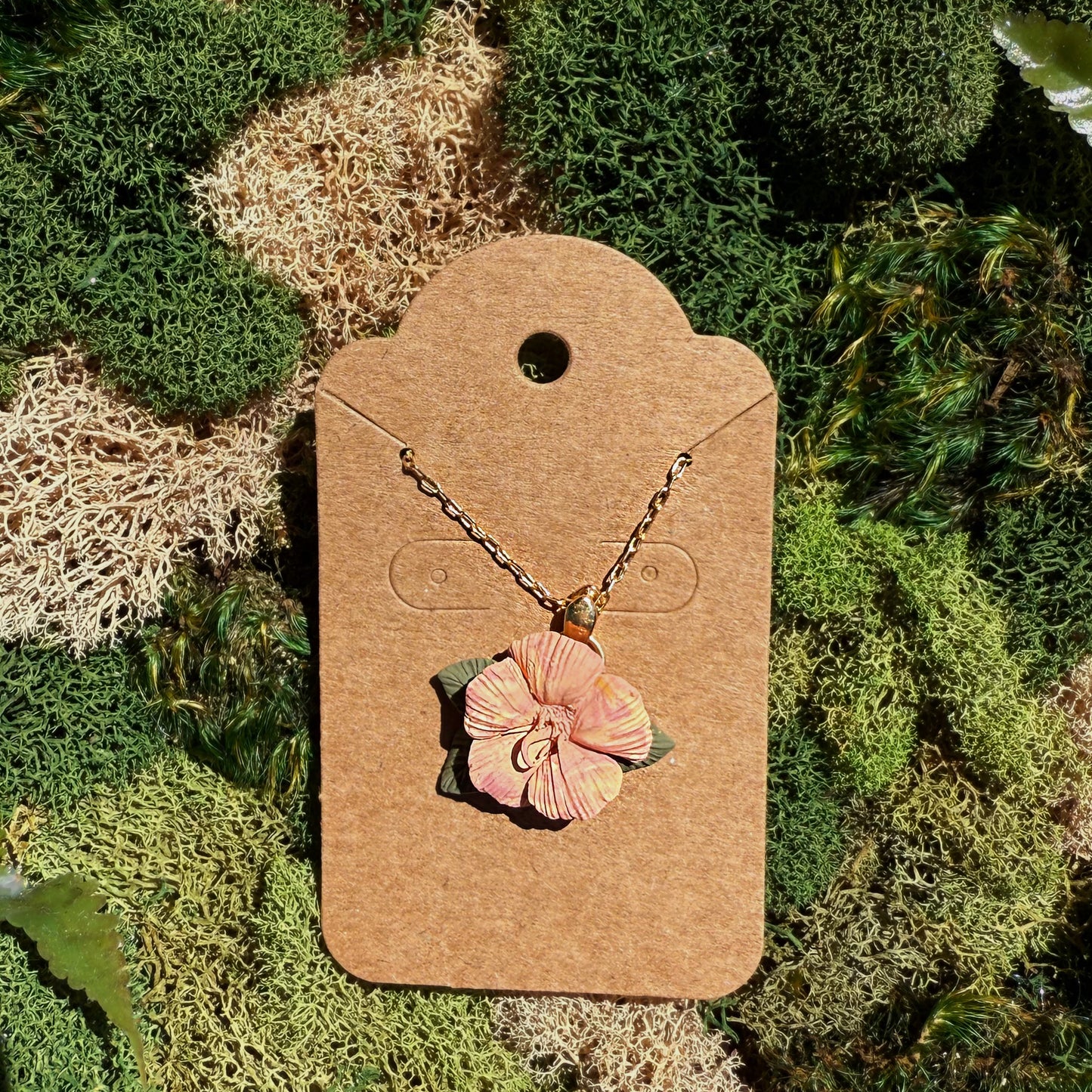 Pendant - Multicolor Hibiscus Flower